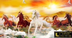 Tranh sơn dầu mã đáo thành công 48